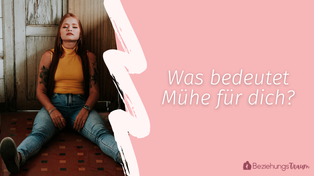 Er gibt sich keine Mühe - Die Definition